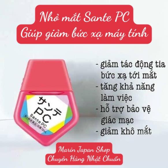 Dung dịch nhỏ mắt Sante Nhật Bản 12ml