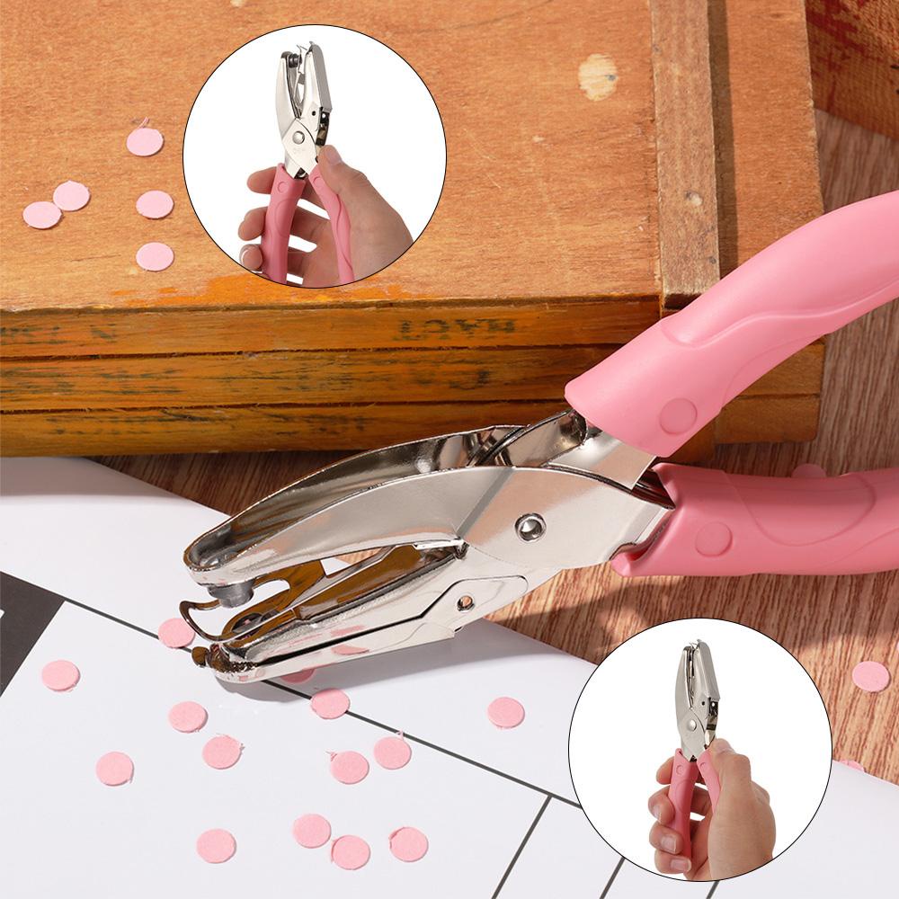 Dụng Cụ Đục Lỗ Hình Trái Tim / Tròn Bằng Kim Loại Trang Trí S