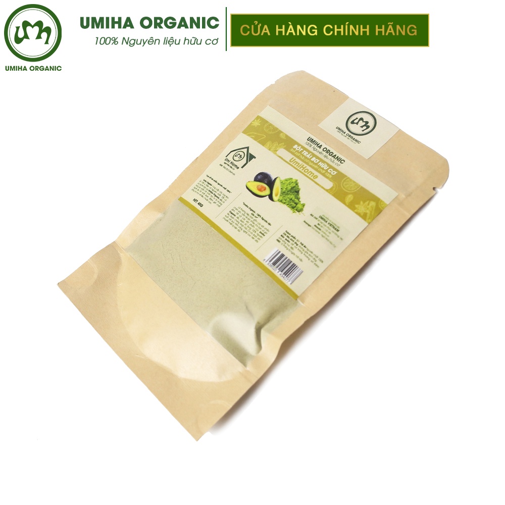 Bột Trái Bơ làm đẹp hữu cơ UMIHA nguyên chất 40G | Avocado Powder 100% Organic