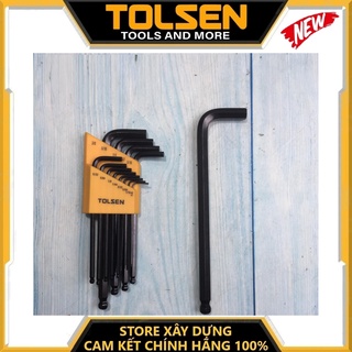 Bộ 13 lục giác đầu bi hệ inch tolsen 20090 - hàng chính hãng