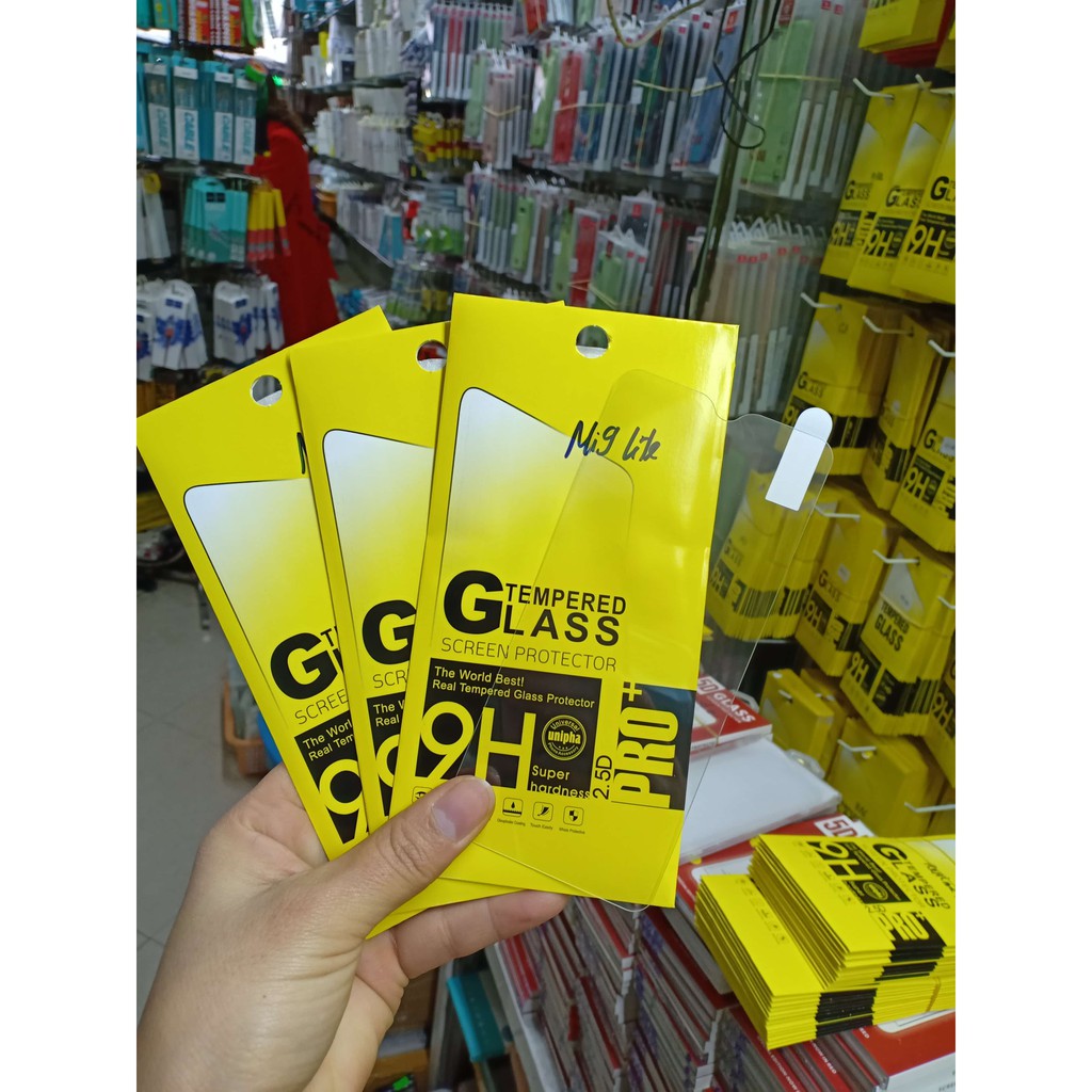 Bộ 3 kính cường lực chống vỡ màn Xiaomi Mi9 Lite
