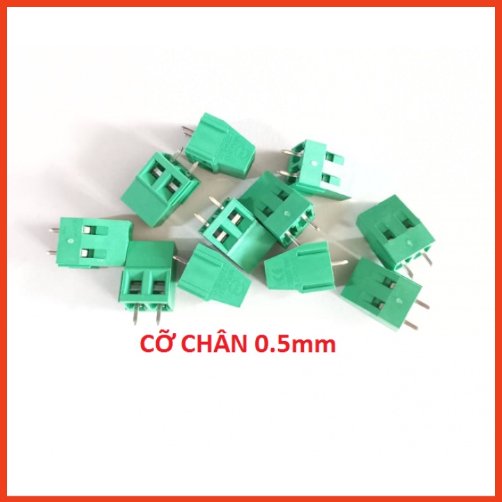 Combo 10 Domino 2 chân KF128 5.0mm
