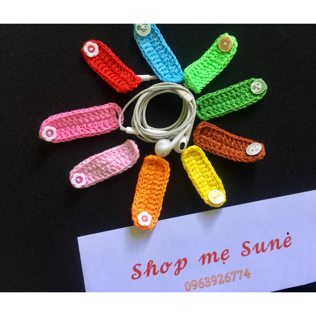 Dây quấn buộc tai nghe, cáp sạc handmade | BigBuy360 - bigbuy360.vn