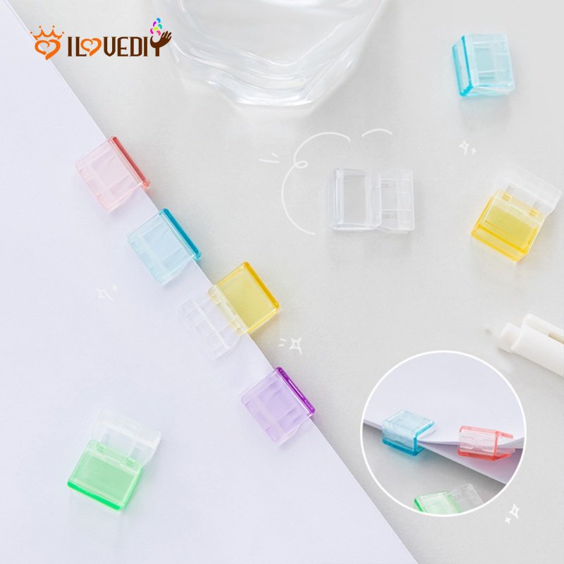 1 Kẹp Giấy Đánh Dấu Trang Sách Mini Nhiều Màu Sắc