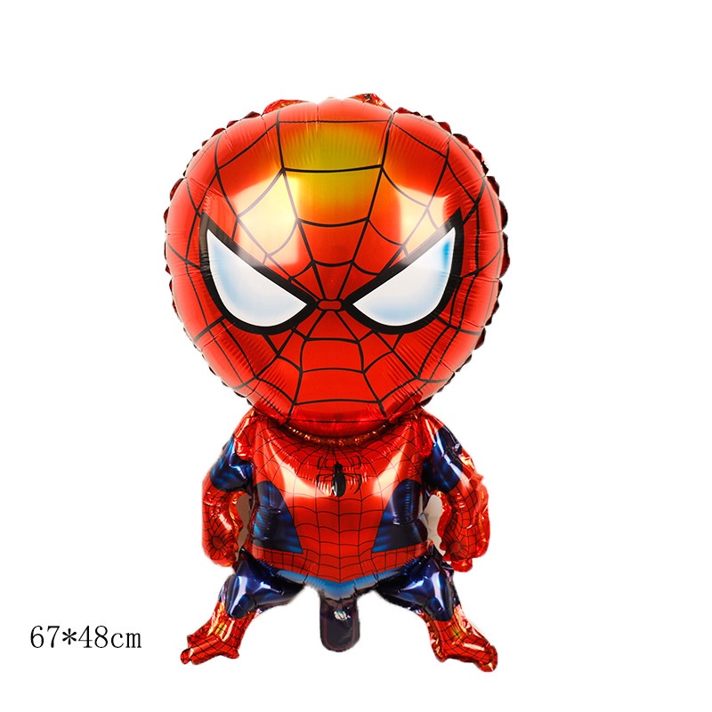 Bong Bóng Lá Nhôm Hình Siêu Anh Hùng Marvel Đẹp Mắt