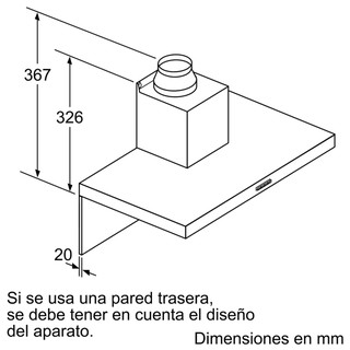 MÁY HÚT MÙI ÁP TƯỜNG BOSCH DWB77IM50