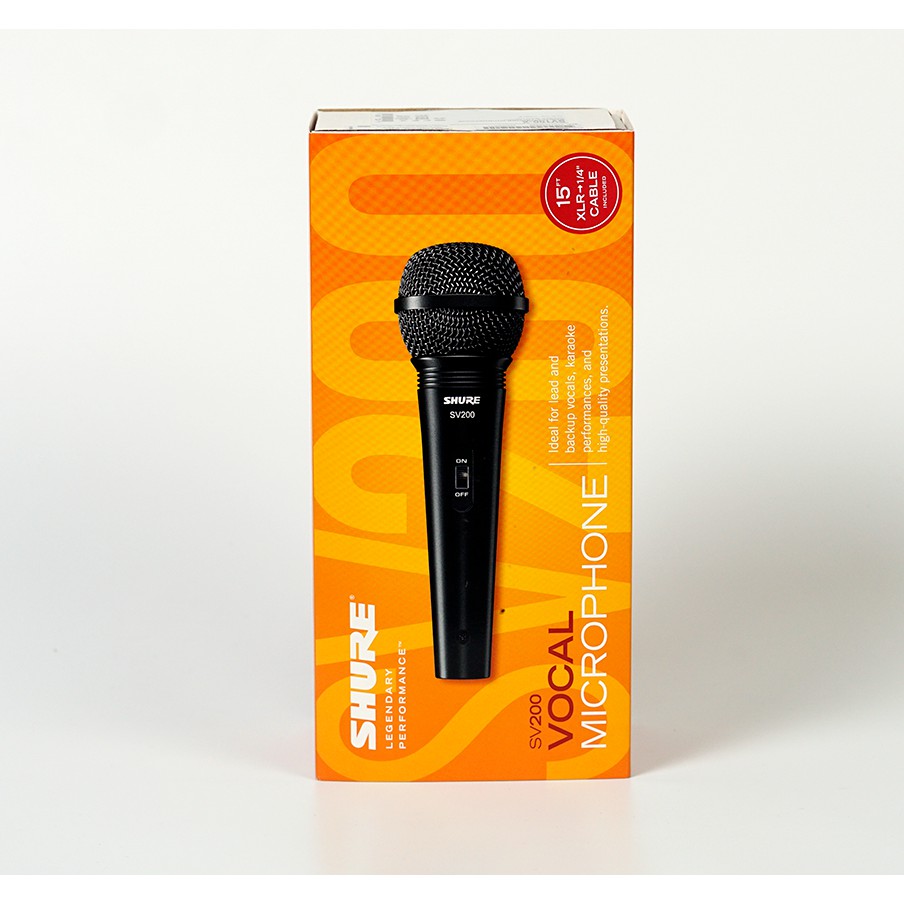 [Mã ELHACE giảm 4% đơn 300K] Micro Shure SV200 - Hàng chính hãng - karaoke - chất lượng cao giá tốt