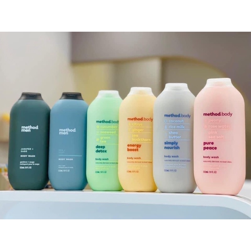 Sữa tắm Method body wash 532ml Úc