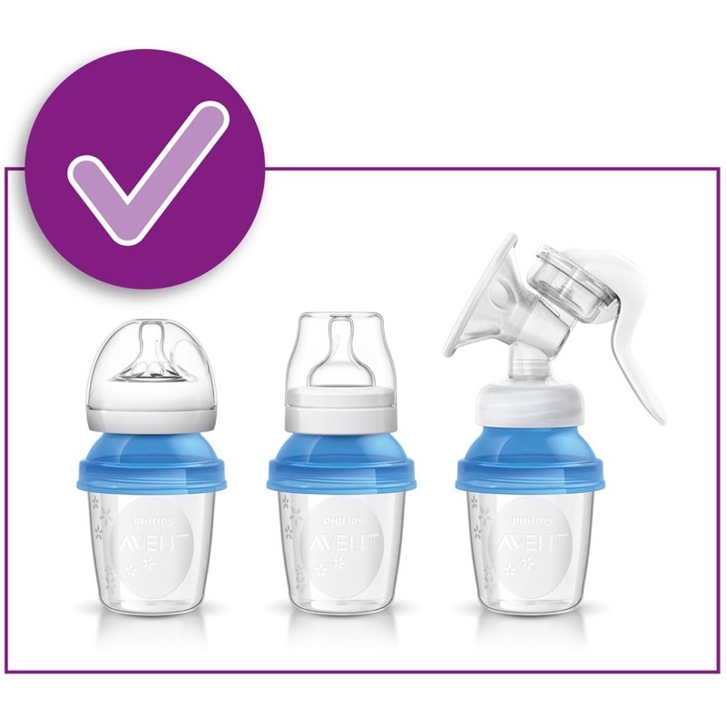 Cốc trữ sữa Philips Avent 180ml - Hàng chính hãng