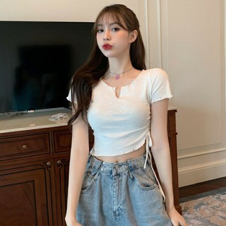 Áo V rút tay ngắn A4-VRTN
