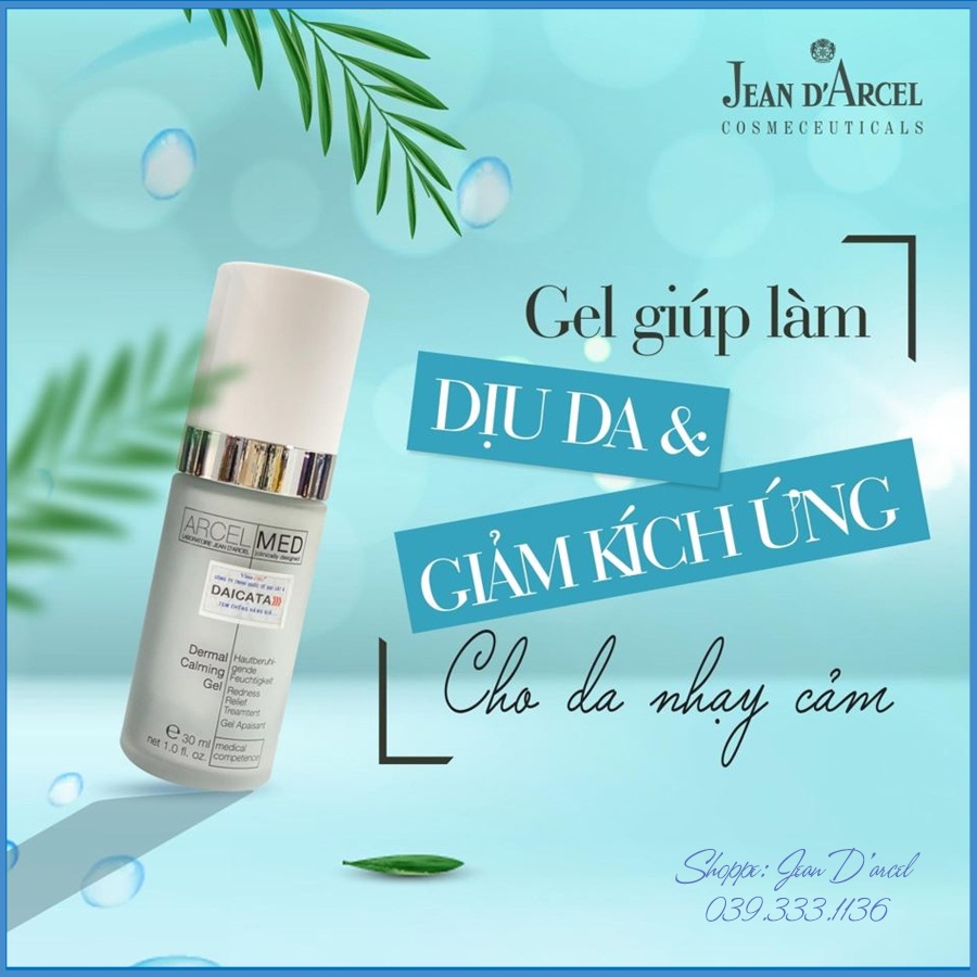 Gel làm dịu da, giảm kích ứng Jean Darcel - Dermal Calming Gel