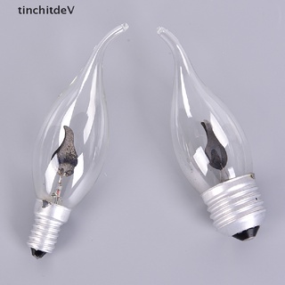 [Elgmk] E27 E14 Đèn LED Đốt Nến Hiệu Ứng Lửa Bóng Đèn Ngọn Lửa Trang Trí