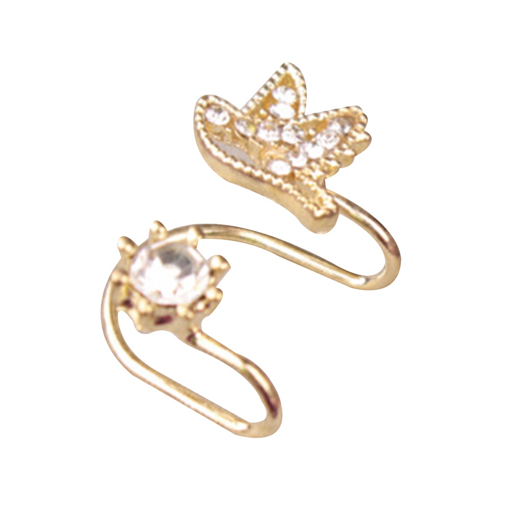 Khuyên Vành Tai Hình Chú Chim Đính Đá Thanh Lịch Cho Nữ