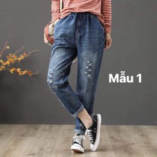 Quần jean baggy nữ