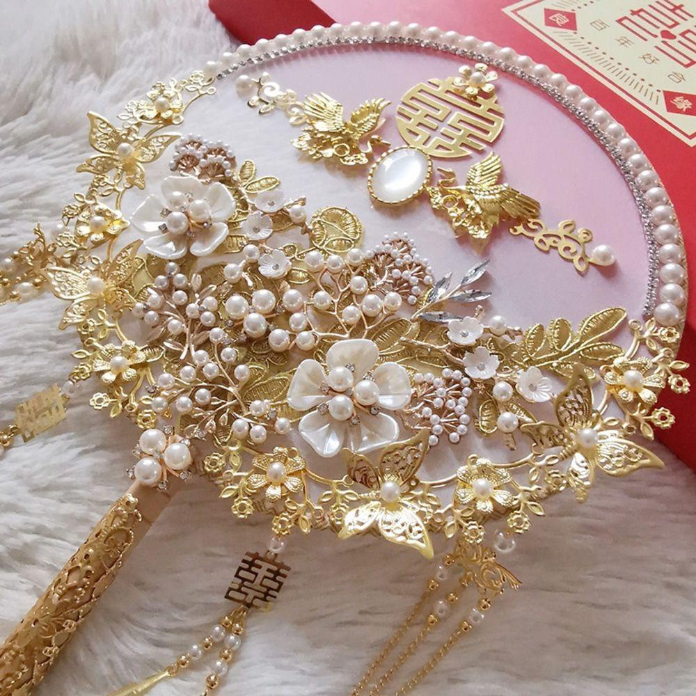 Quạt Tròn Phong Cách Trung Hoa Cổ Điển Dùng Làm Đạo Cụ Chụp Ảnh