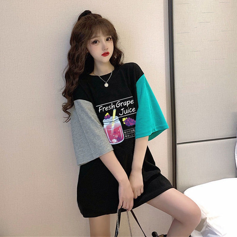 Áo Thun Tay Ngắn Dáng Rộng Phong Cách Harajuku Mới Cho Nữ Áo phông Nữ NZ-TX-196