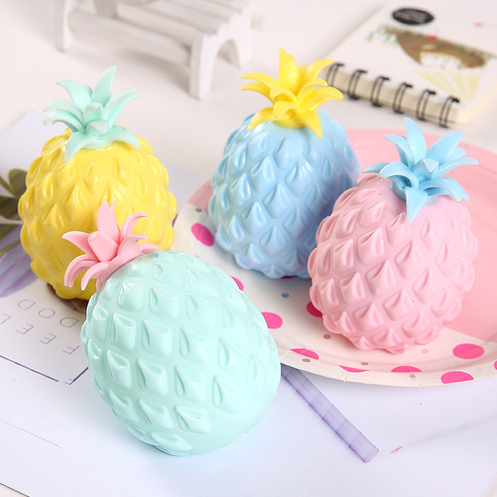 1 cái đồ chơi thần tài đồ chơi giảm căng thẳng squishy bóp đồ chơi cho trẻ em giải nén mô phỏng slime dứa vent đồ chơi trẻ em