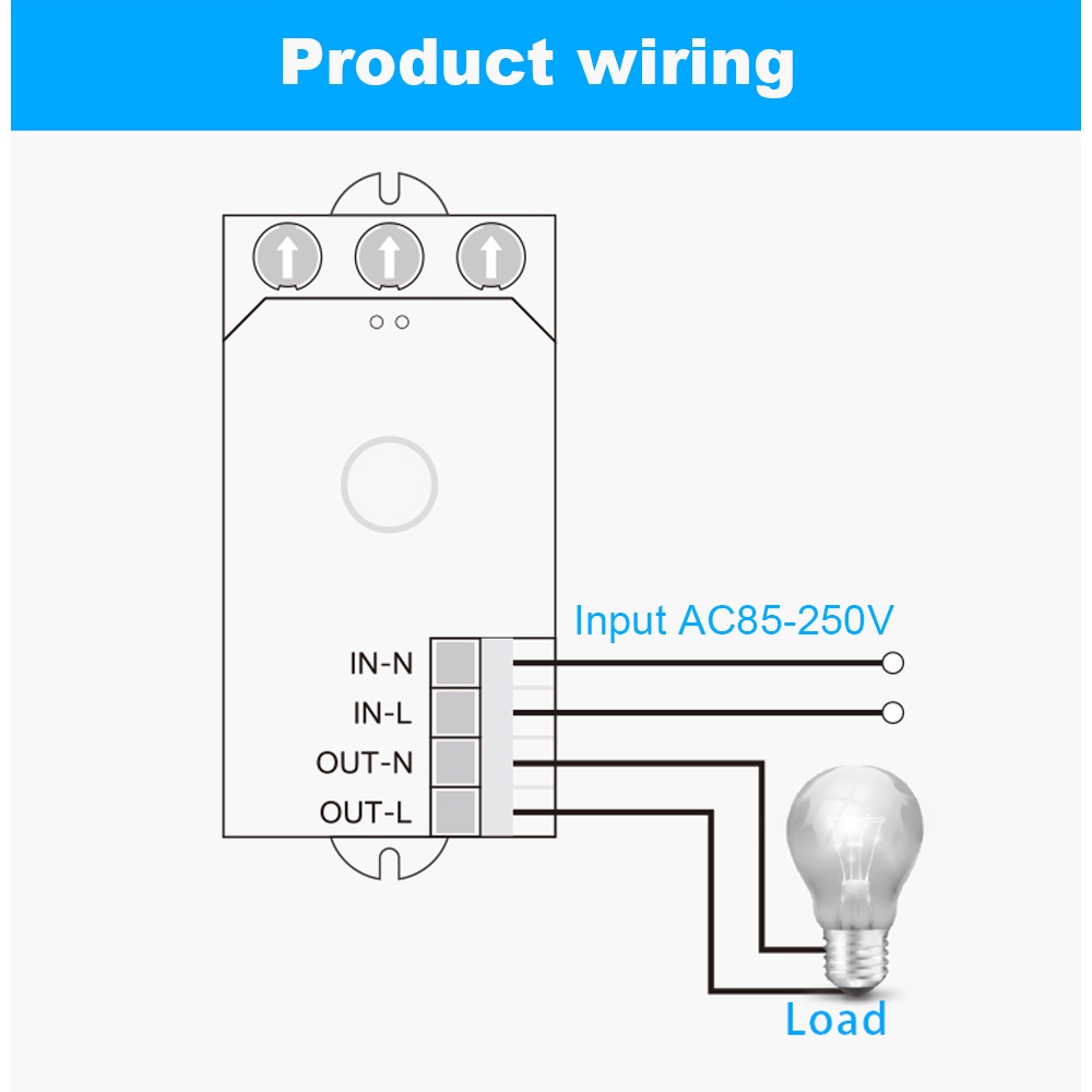 Công Tắc Cảm Biến radar Lò Vi Sóng 5.8G AC85-250V