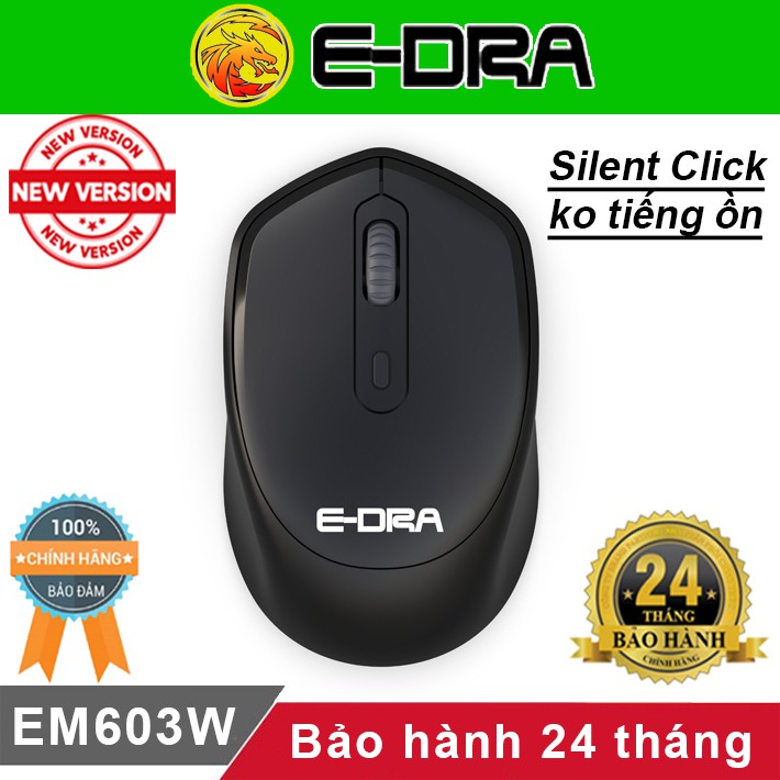 Chuột không dây Edra EM603W Fuhlen M18s - Chuột máy tính không dây E-Dra EM603W Fuhlen M18s