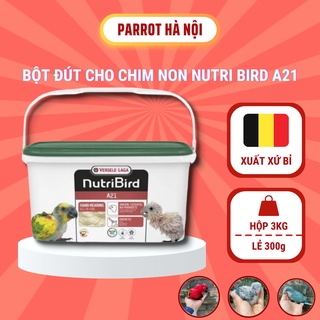 Bột đút dinh dưỡng cho chim non - versele-laga nutri bird a21 giúp bổ sung năng lượng hộp 3kg, gói lẻ 300g