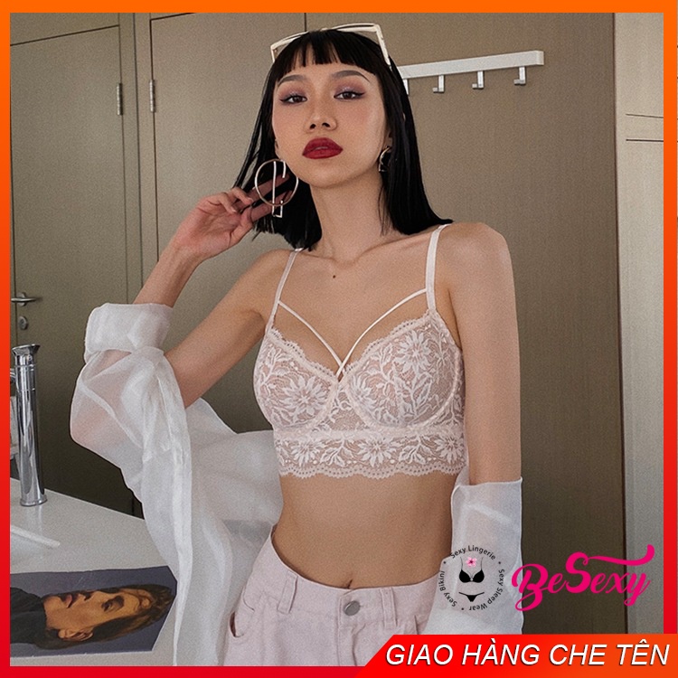 Bộ Lót Ren Mềm Có Gọng Không Đệm Cực Sang Chảnh | BigBuy360 - bigbuy360.vn