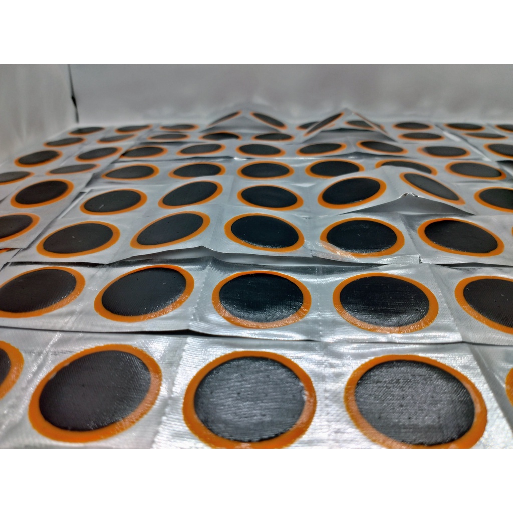 100 Miếng vá Săm, Vá Lốp, Vá Vỏ,Vá ruột, Vá đa năng - Kích thước 32mm dành cho Ôtô, Xe Máy-R-02