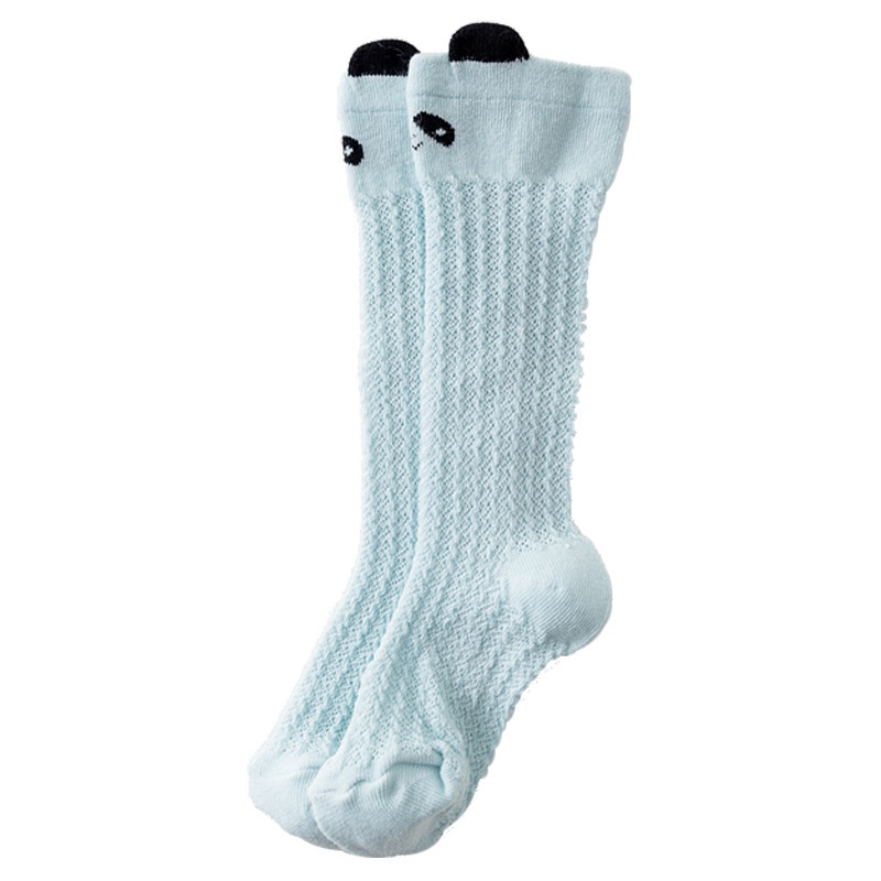 Đôi vớ cotton dài qua gối nhiều màu họa tiết hoạt hình dễ thương cho em bé