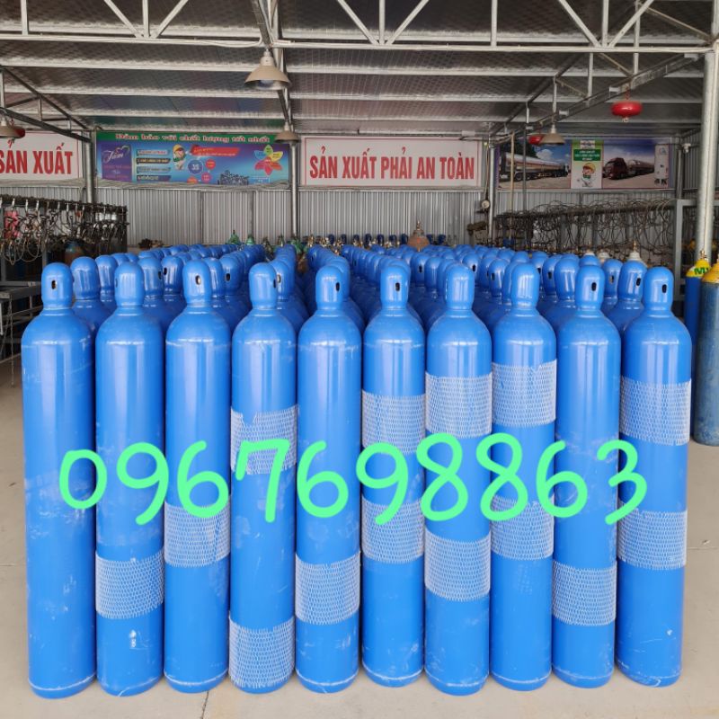 Full bộ bình oxy y tế 40Lít sử dụng ngay