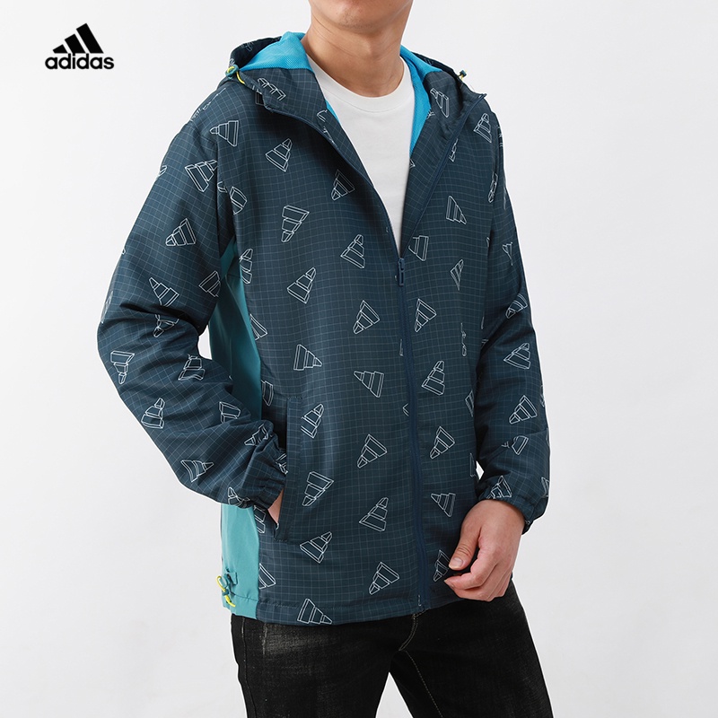 Áo Khoác Hoodie Adidas 100% Chính Hãng Chống Thấm Nước In Logo Cá Tính Cho Cặp Đôi