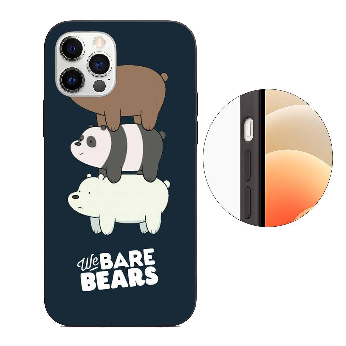 Ốp Lưng Silicone Mềm In Hình We Bare Bears Cho Xiaomi Redmi Note 5 Pro Plus 5a 4x S2 Mi Poco X3 Nfc M3 9t B28