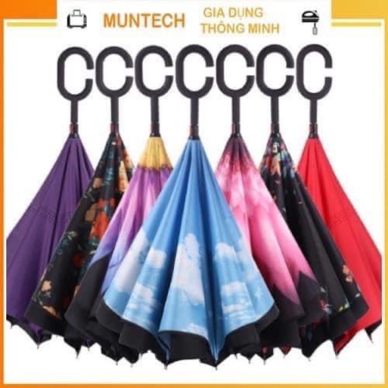 Ô dù gấp ngược thông minh
