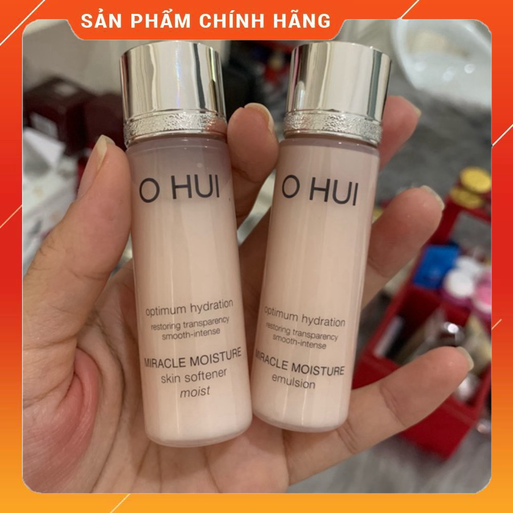 Cặp sữa dưỡng - nước hoa hồng ohui Miracal Moisture