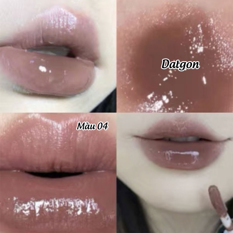 Son Bóng Cappuvini Căng Bóng Mềm Mịn Môi Đen Tai Thỏ Chính Hãng Hàng Nội Địa Trung