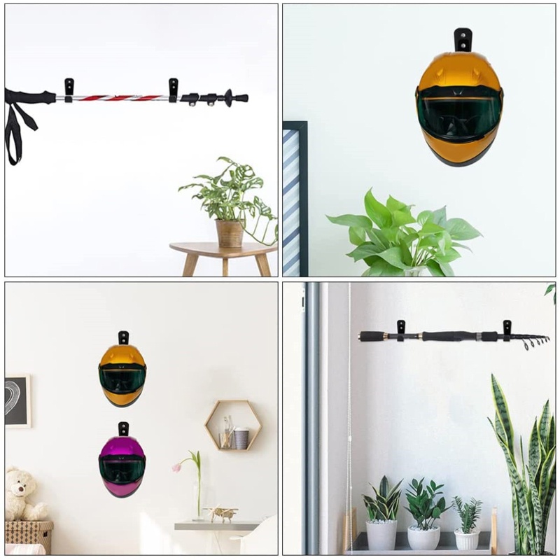 Set 2 Cặp Giá Đỡ Trưng Bày Gậy Đánh Golf Gắn Tường Trang Trí Phòng Ngủ Tại Nhà