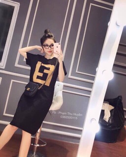 Váy Suông in Chữ FF