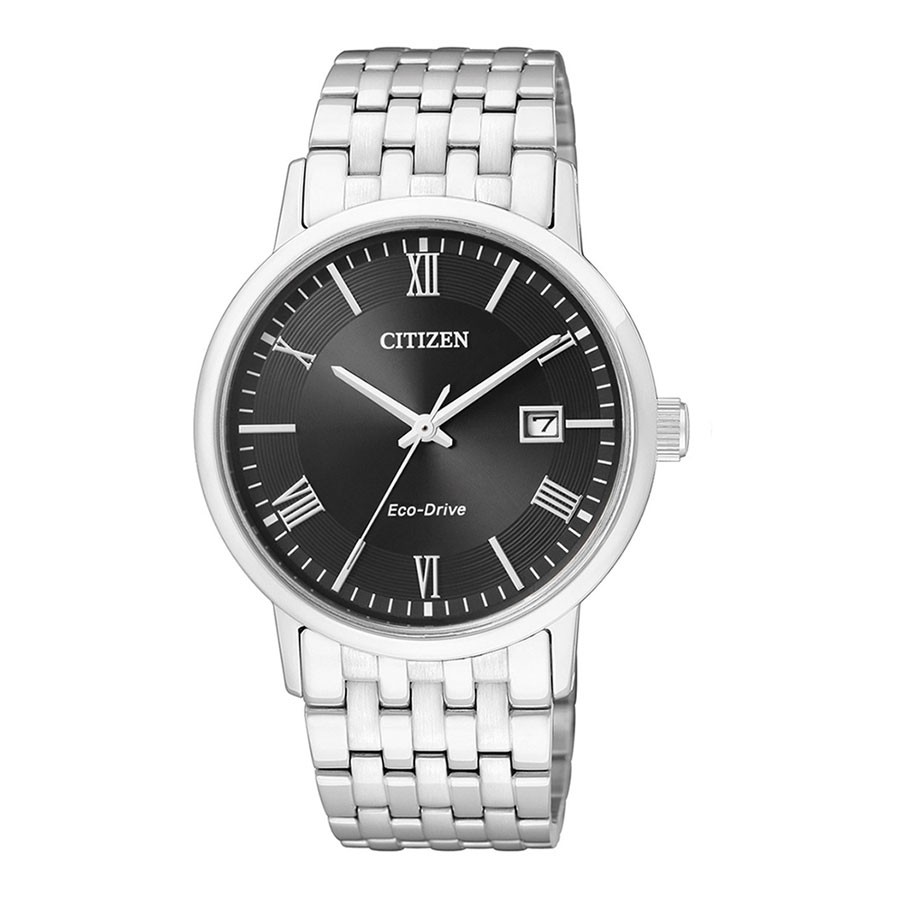 Đồng Hồ Nam Citizen Dây Thép Không Gỉ BM6770-51E - Mặt Đen