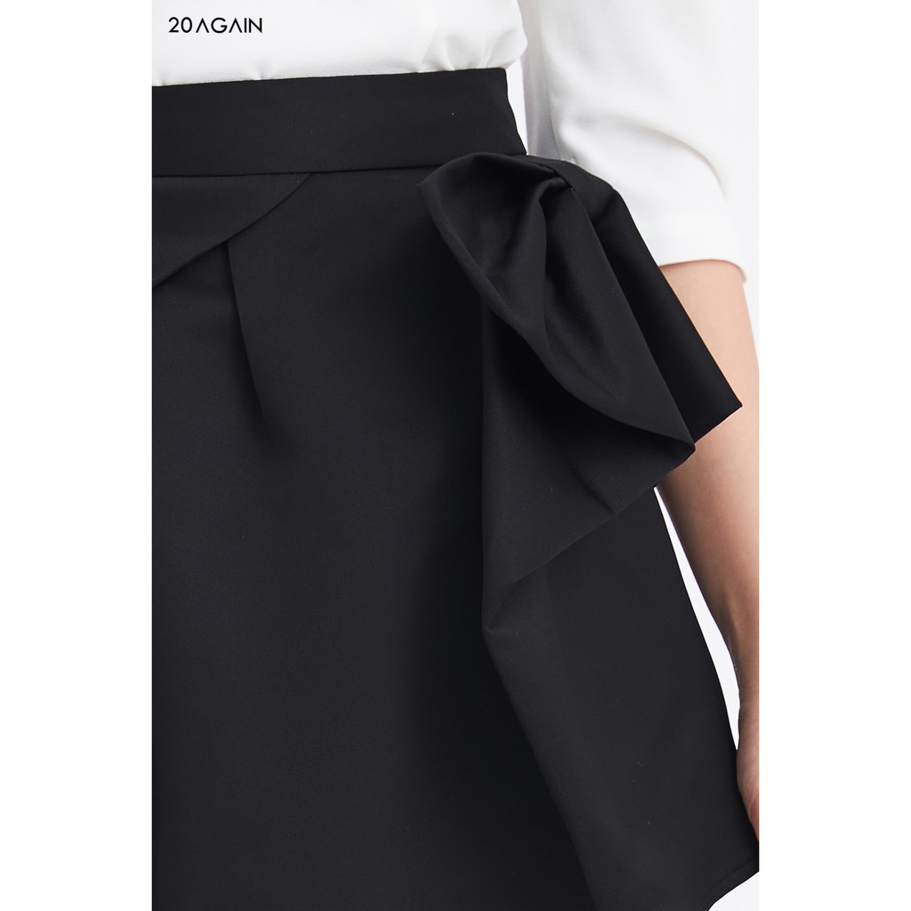Chân váy A xếp nơ 1 bên 20Again JAA1332 | BigBuy360 - bigbuy360.vn