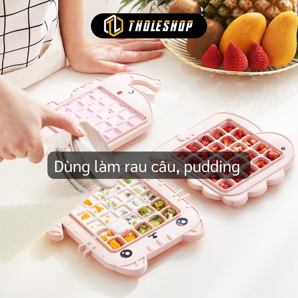 Khay Đá - Khuôn Làm Đá, Thạch, Rau Câu, Pudding Hình Thú Đáng Yêu 9845
