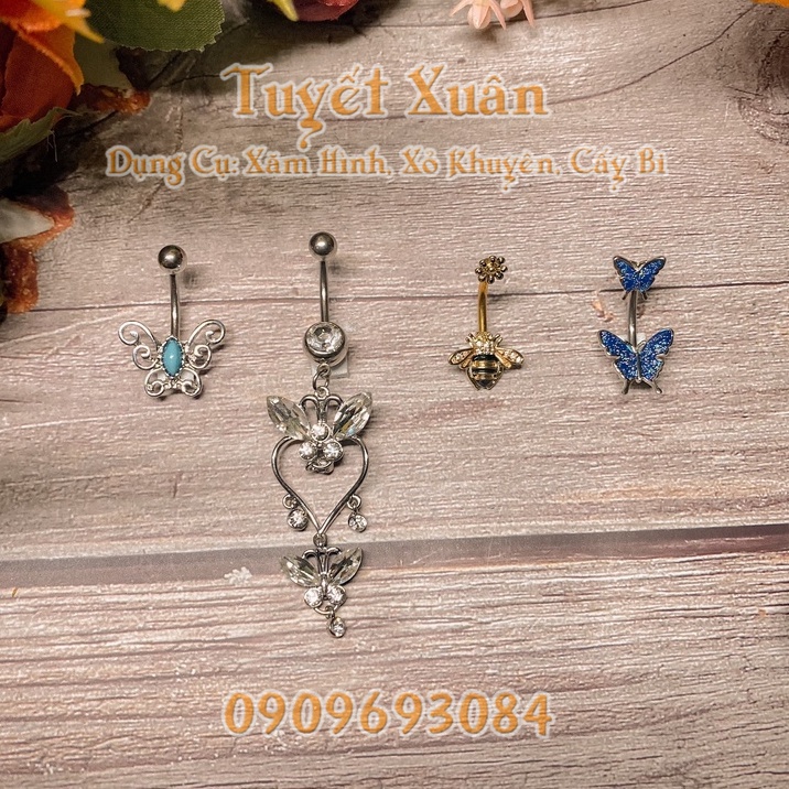Khuyên rốn thời trang cá tính chất liệu thép y tế- GRKRCT22 #19601119986