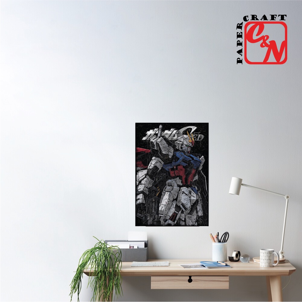 Poster nhựa siêu lớn|Poster AILE STRIKE FREEDOM |Poster dán tường