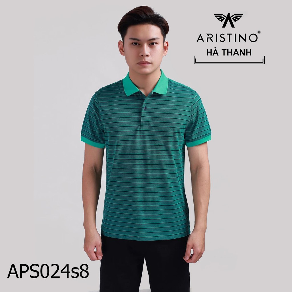 Áo Polo Aristino Aps024s8 Xanh Lá Cao Cấp còn S-M-L-XL-XXL