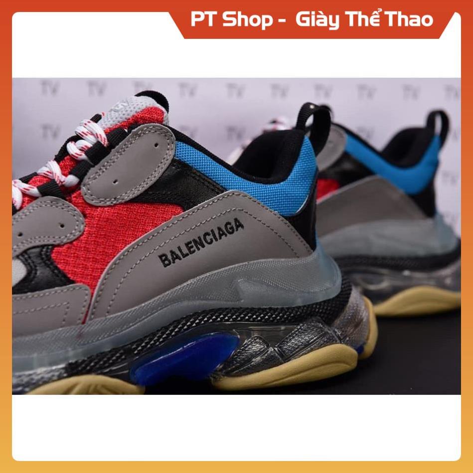 [FreeShip+ Hàng Cao Cấp] Giày Balen Đế Khí Cao Cấp Xanh Đỏ 1:1, Giày thể thao nam nữ Full phụ kiện Sneaker