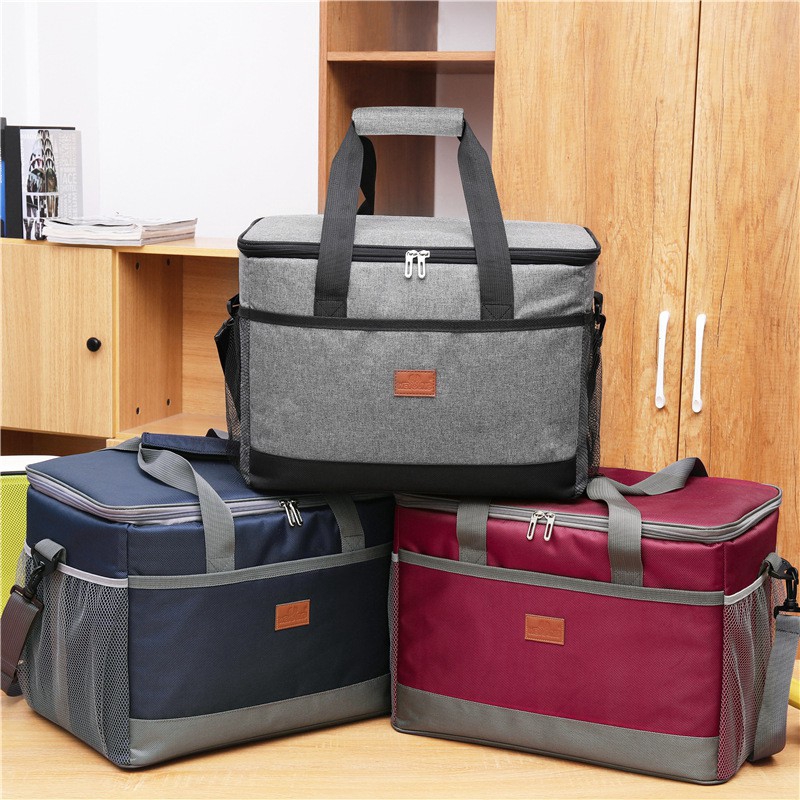 Túi đựng cơm trưa bằng vải oxford chống thấm nước/ cách nhiệt 33L cho đi dã ngoại