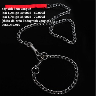 dây inox kèm vòng cổ