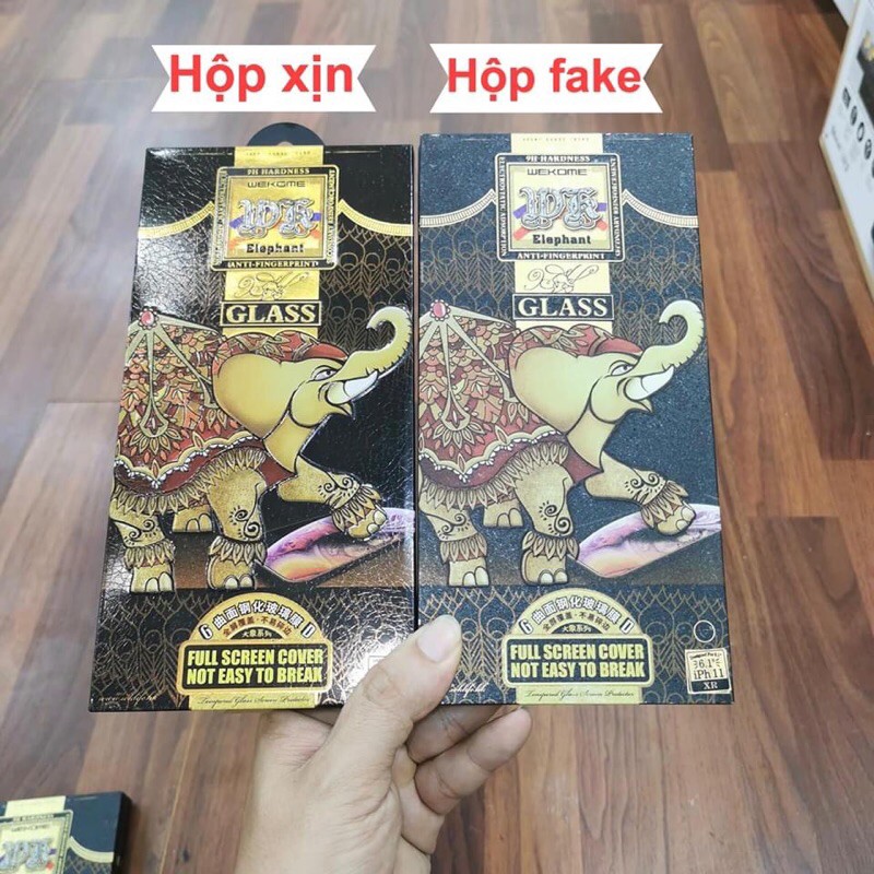 Kính Cường lực Kingkong Elephant  Full Màn viền siêu mỏng chống vân tay IPhone 7Plus 8 Plus X Xs Max 11 12 13  Pro max