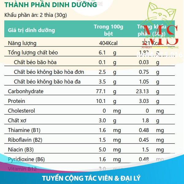 [Sản phẩm hữu cơ] Sữa thực vật hữu cơ - bột ngũ cốc hữu cơ từ mầm gạo lứt - 24 Grain/24 loại hạt vị chocolate hộp 700g