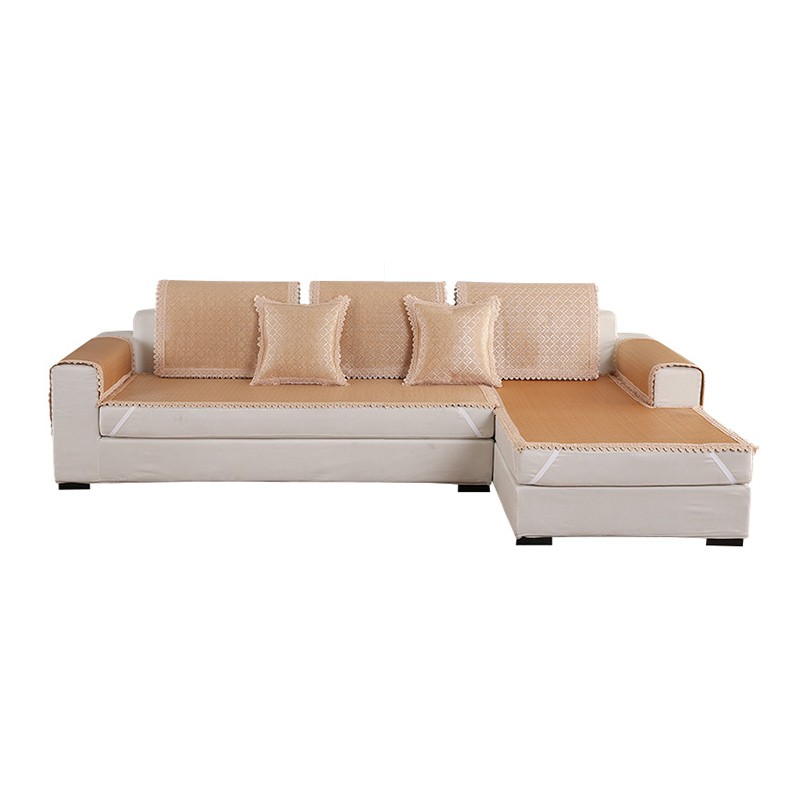 Thảm Lót Ghế Sofa Vải Lụa Lạnh Thoáng Mát Chống Trượt