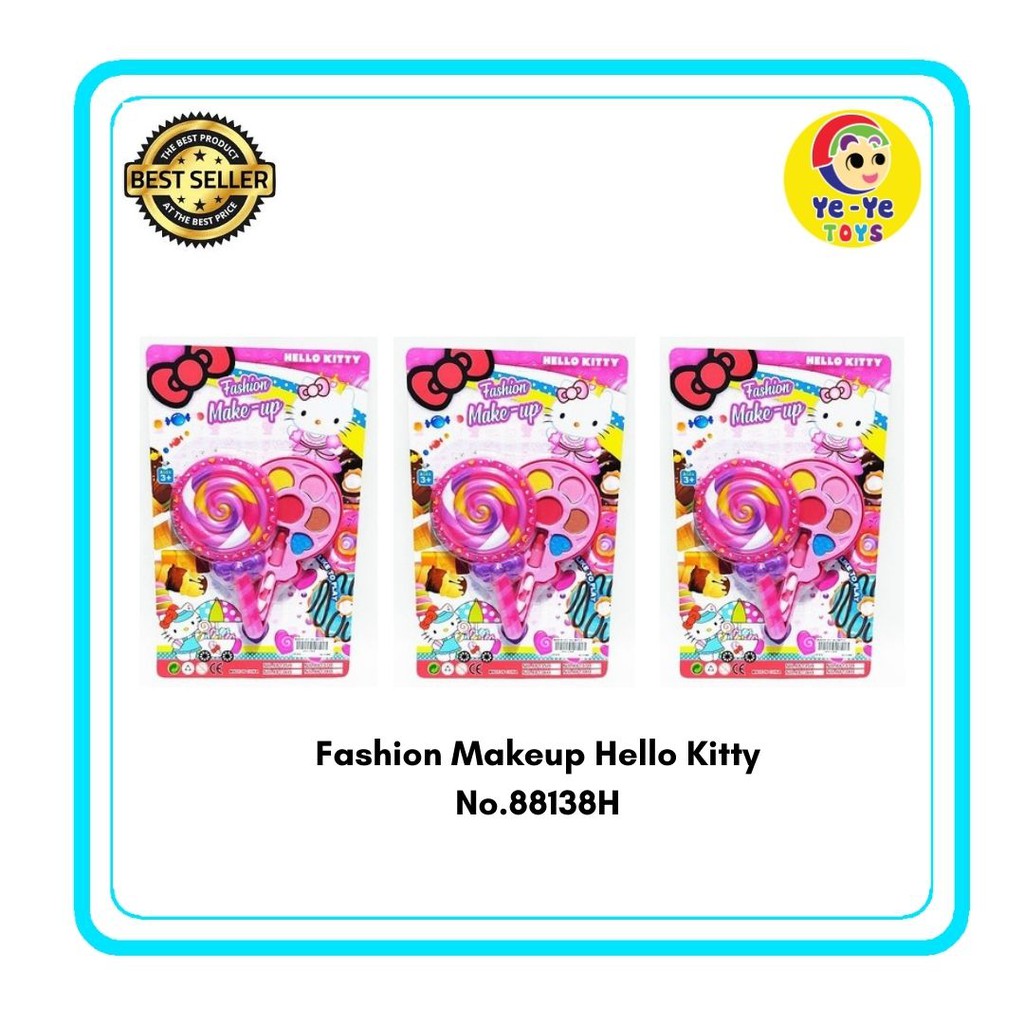 (hàng Mới Về) Đồ Chơi Trang Điểm Hình Hello Kitty Xinh Xắn No.88138h