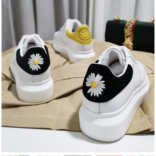 FREE SHIP Giày thể thao nữ độn đế MC-Queen gót đen nhung và gót cầu vồng Full Hộp kèm video | BigBuy360 - bigbuy360.vn