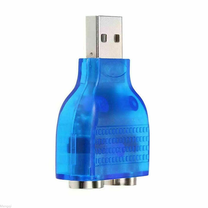 Đầu Chuyển Đổi Usb 2.0 Male Sang 2 Port Ps2 Female Cho Bàn Phím Và Chuột